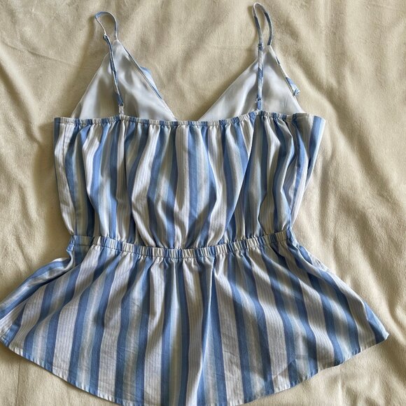 PRICED TO SELL - See Description for details -- Striped Tank Peplum Cami - Picture 2 of 8